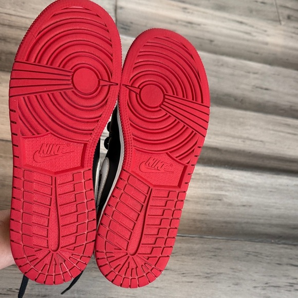 Air Jordan Kids Black and Red Sneakers - Picture 12 of 15